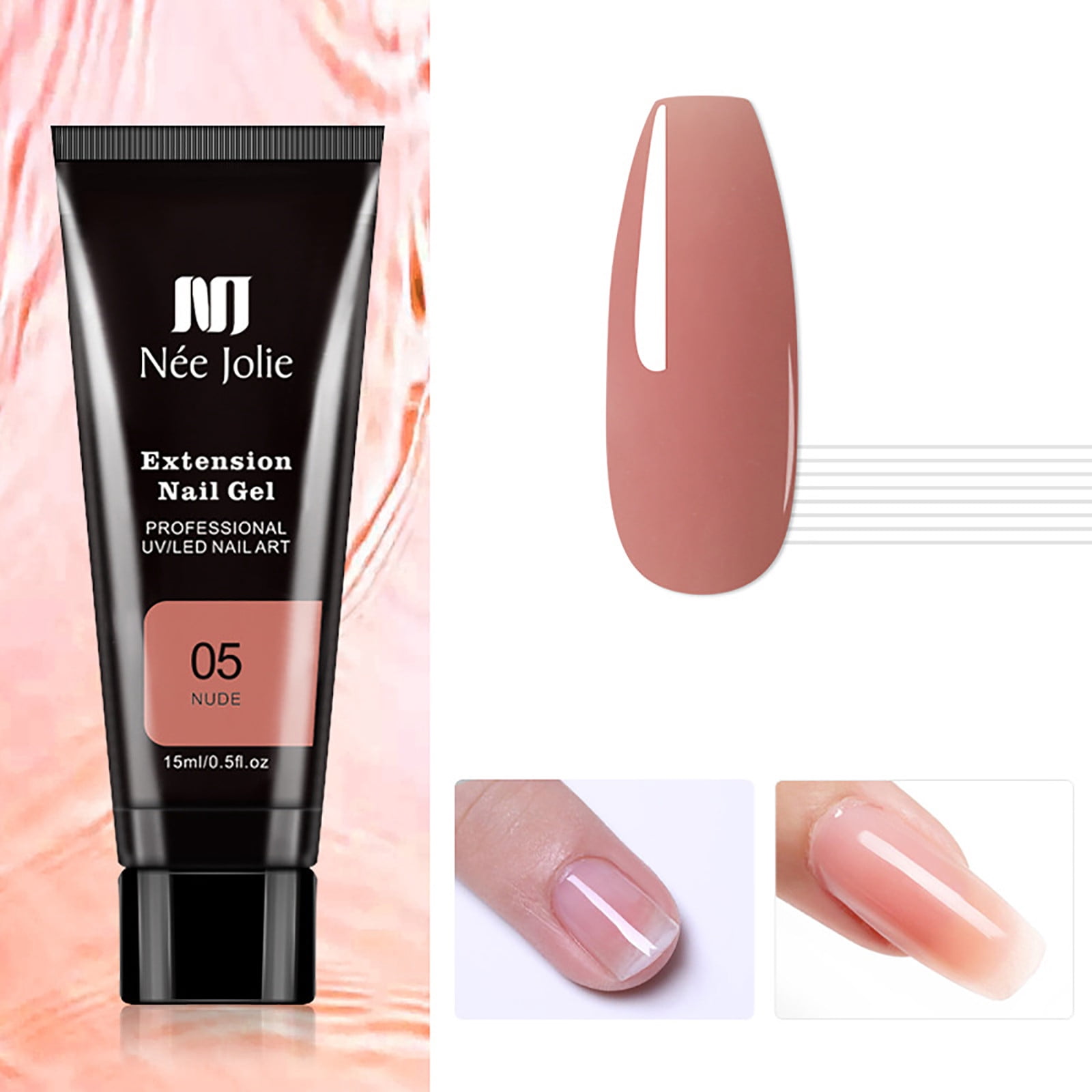 Heizi Fake Nails Nail Extension Gel Without Paper Holder Crystal Nail