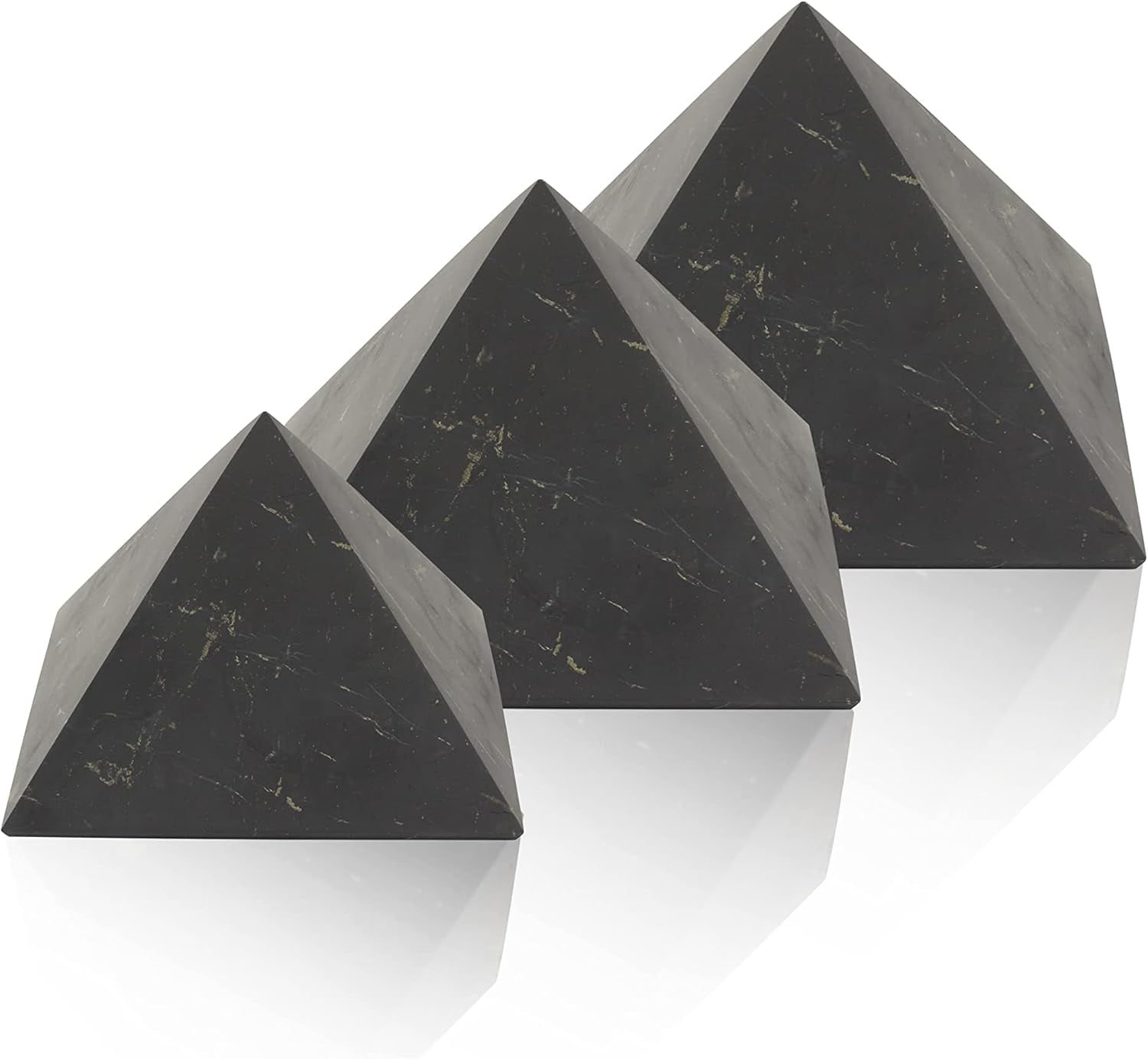 Cubo Di Shungite Heka Naturals - 5cm, Pietra Naturale Per Protezione EMF E Meditazione - Foto 10