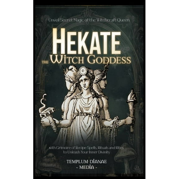 Hekate the Witch Goddess: Unveil Secret Magic of the Witchcraft Queen, with Grimoire of Recipe Spells, Rituals and Rites, (Hardcover)