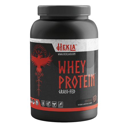 Hekla Grass Fed Whey Protein with BCAA, Chocolate, 30 servings