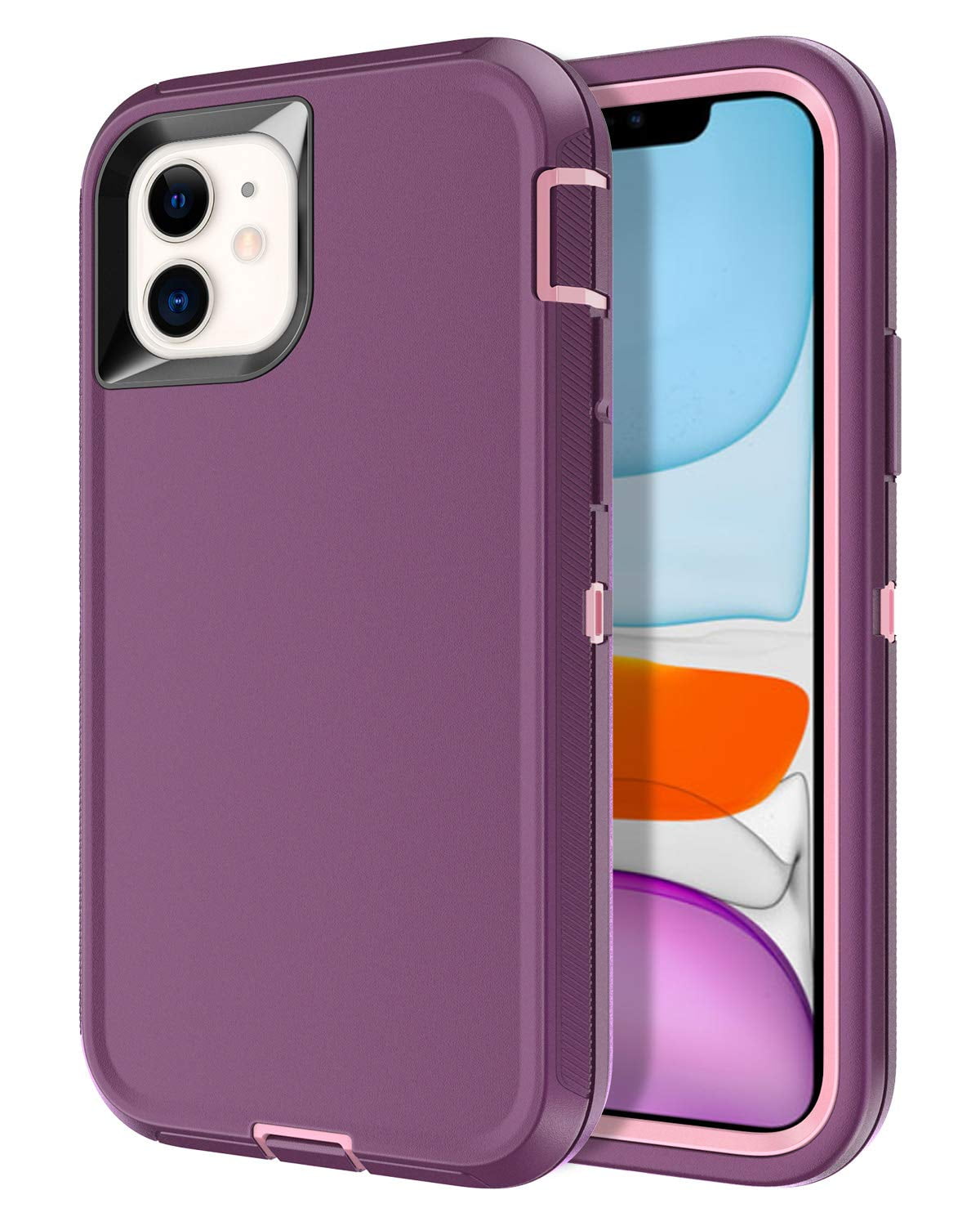 Hekodonk for iPhone 11 Case,Shockproof Dust/Drop Proof 3Layer