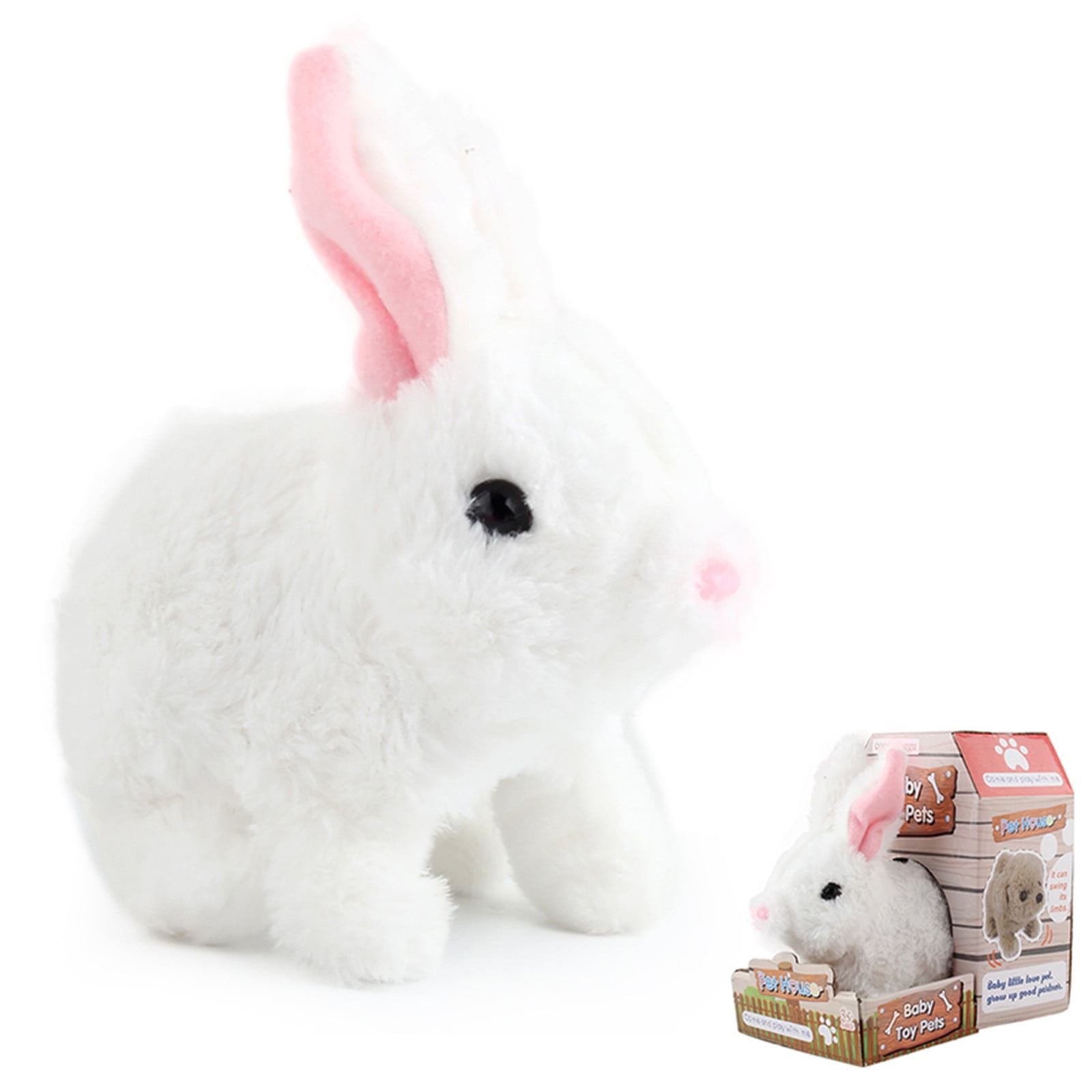 Hekwup Children's Electric Simulation Smart Rabbit Plush Toy Will Be ...