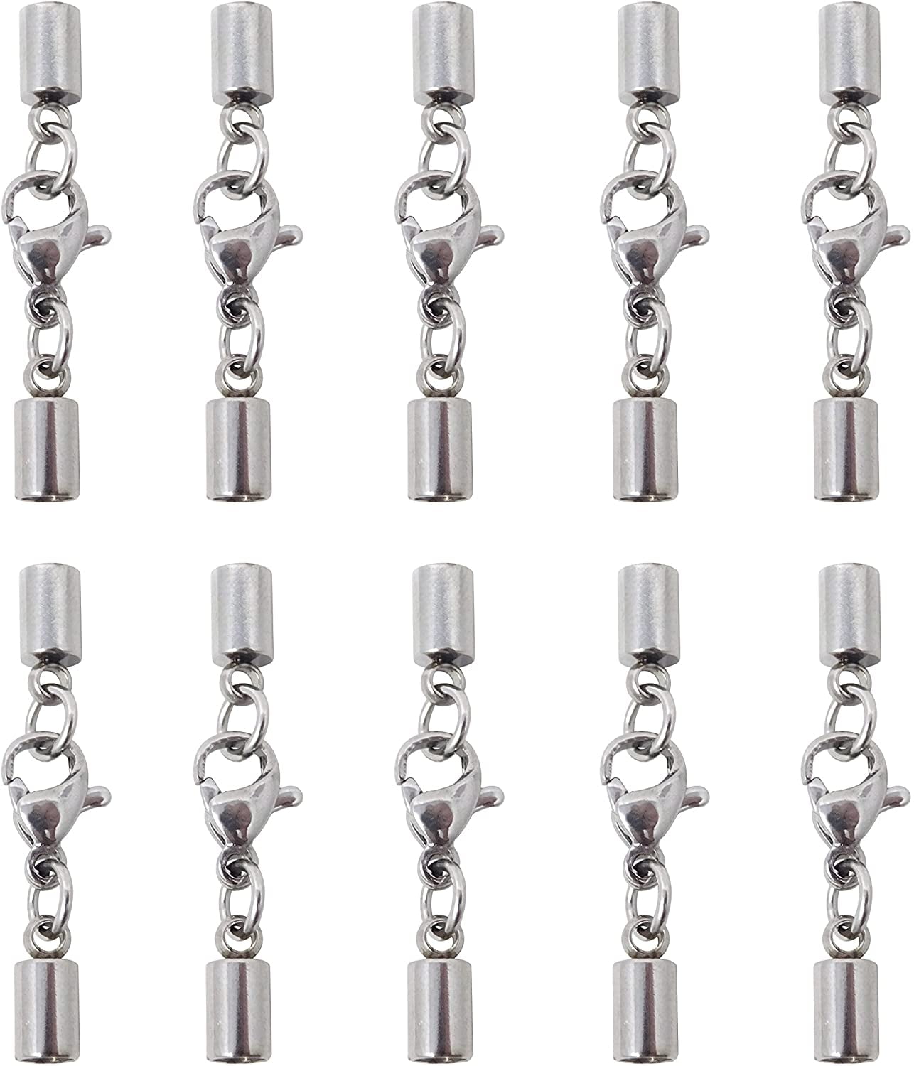 Chiusure Magnetiche Per Braccialetti - 8 Pezzi In Oro E Argento Con