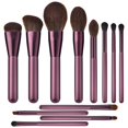 thumbnail image 1 of Heldig 12 Pack Makeup Brushes, Premium Professional Makeup Brush Sets Synthetic Cosmetic Brushes for Foundation Blending Blush Powder Blush Concealers Eyeshadows Brushes, 1 of 2