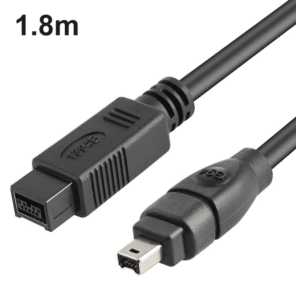 Heldig 1394 Firewire 800 To 400 Firewire Firewire 9 To 4 Data Cable 1394 Cable 1.8 Meters Black