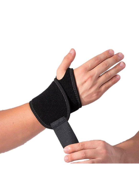 2 Pack Adjustable Sport Wrist Brace, Wrist Support, Wrist Wrap, Wrist Strap, Hand Support, Carpal Tunnel Brace for Fitness, Arthritis & Tendinitis Pain Relief