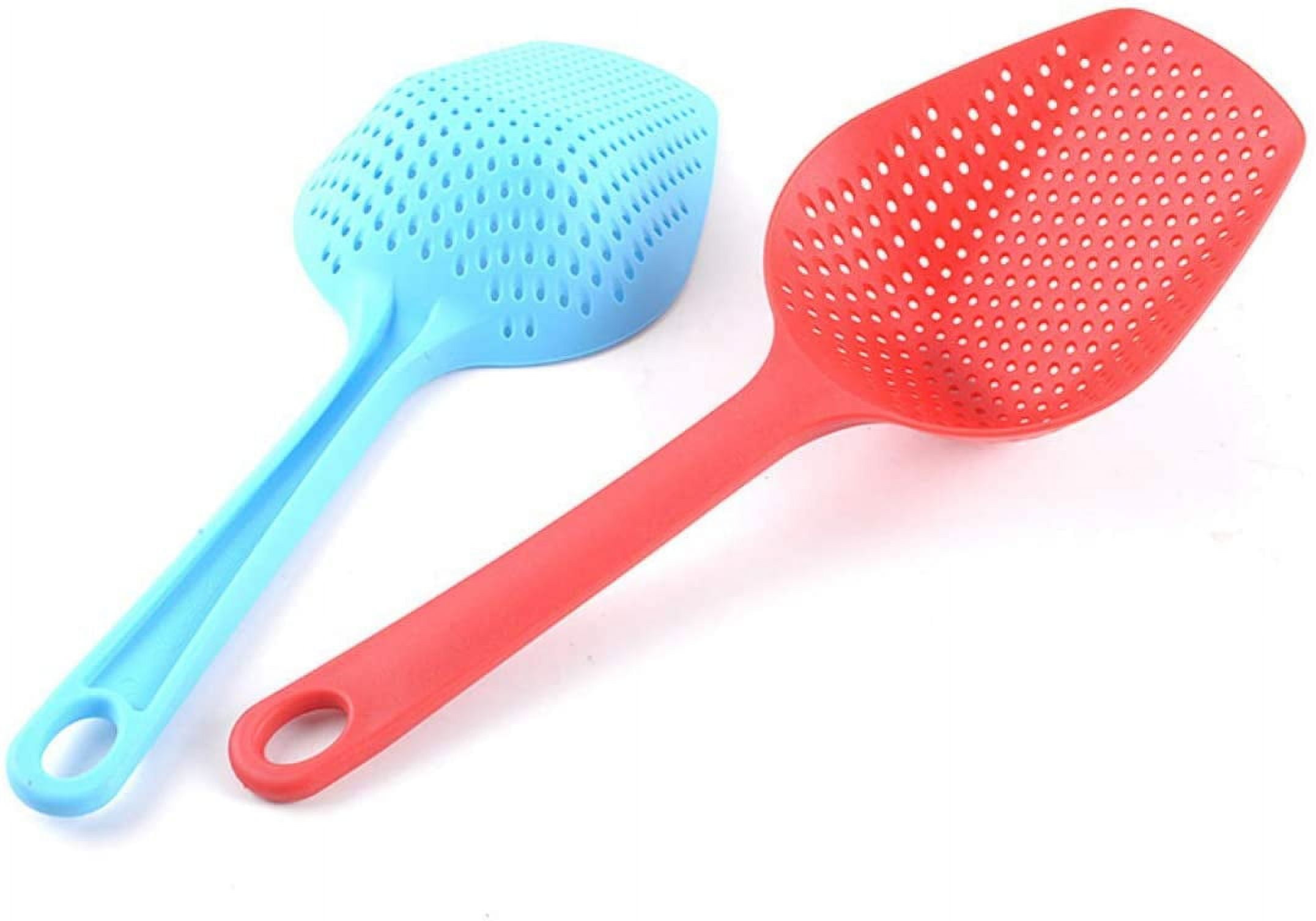 Heldig 2 Pcs Durable Scoop Colander Strainer Spoon Kitchen Food