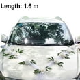 thumbnail image 1 of Heldig 222155-3 Wedding Car Decoration Flowers Garlands, Artificial Flower White, 1.6 Mt, 1 of 8