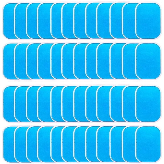 Heldig 50 Pcs Pads Abs Trainer Replacement Gel Sheet for Abdominal Muscle Trainer, Accessory for Ab Workout Toning Belt