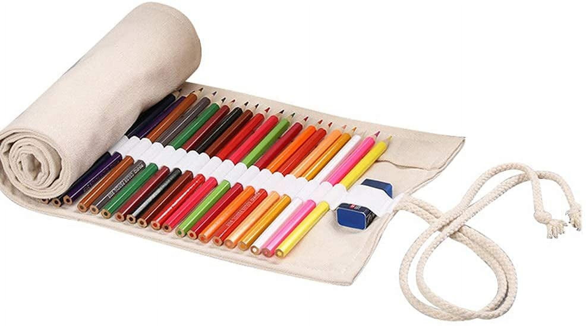 Pencil Case Creative Bible Verse Pencil Pouch Fold Canvas Storage Bag Large  Capacity Pen Box Back to School Stationery Supplies