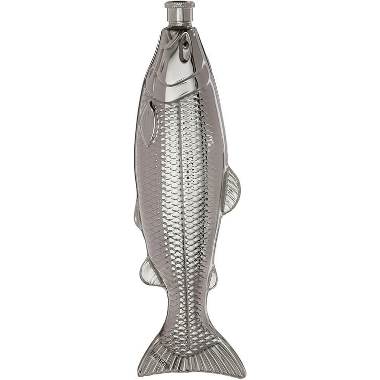 Heldig Fish Flask, Stainless Steel 