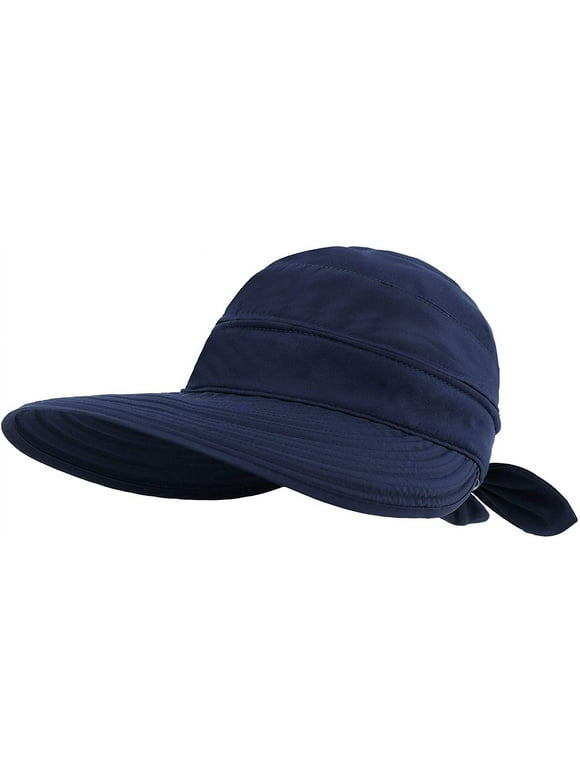 Heldig Hats for Women UPF 50+ UV Sun Protective Convertible Beach Visor Hat