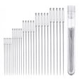thumbnail image 1 of Heldig Large Eye Needles for Hand Sewing, 25 Pack, Assorted Sizes, Sewing Needles, Needles, Needles for Sewing, Embroidery Needles for Hand Sewing, Sewing Needles Large Eye, Big Eye Needle, 1 of 5