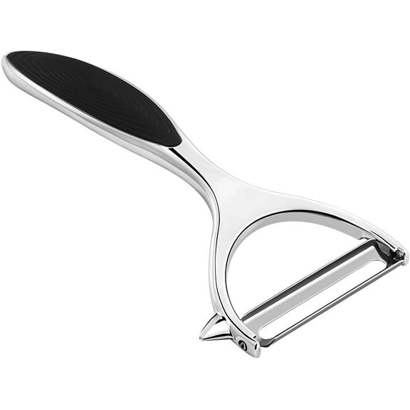 Heldig Peeler for Kitchen, Potato Vegetable Fruit Peeler, Stainless Steel Y Shape, Green, Black