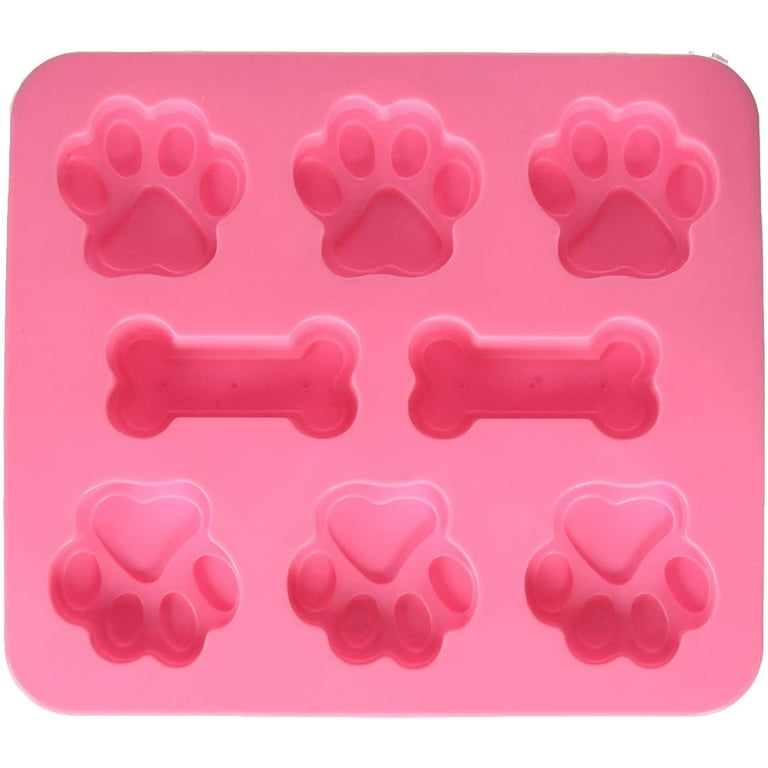  RUGVOMWM Silicone Molds Puppy Dog Paw and Bone Molds
