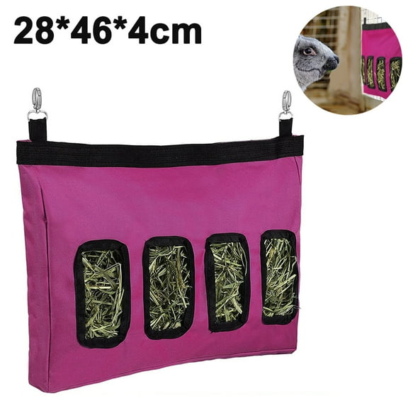 Heldig Rabbit Hay Feeder Bag, Guinea Pig Hay Feeder Storage, Rabbit Feeder Hay Feeder for Rabbit Guinea PigB