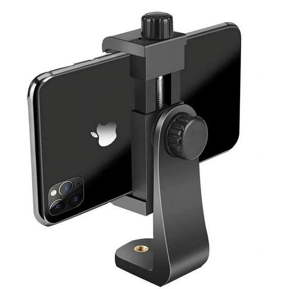 Heldig Universal mobile phone tripod adapter smartphone holder Compatible with tripod tripod selfie stick monopod with standard screw head, for iPhone Samsung Huawei etc.