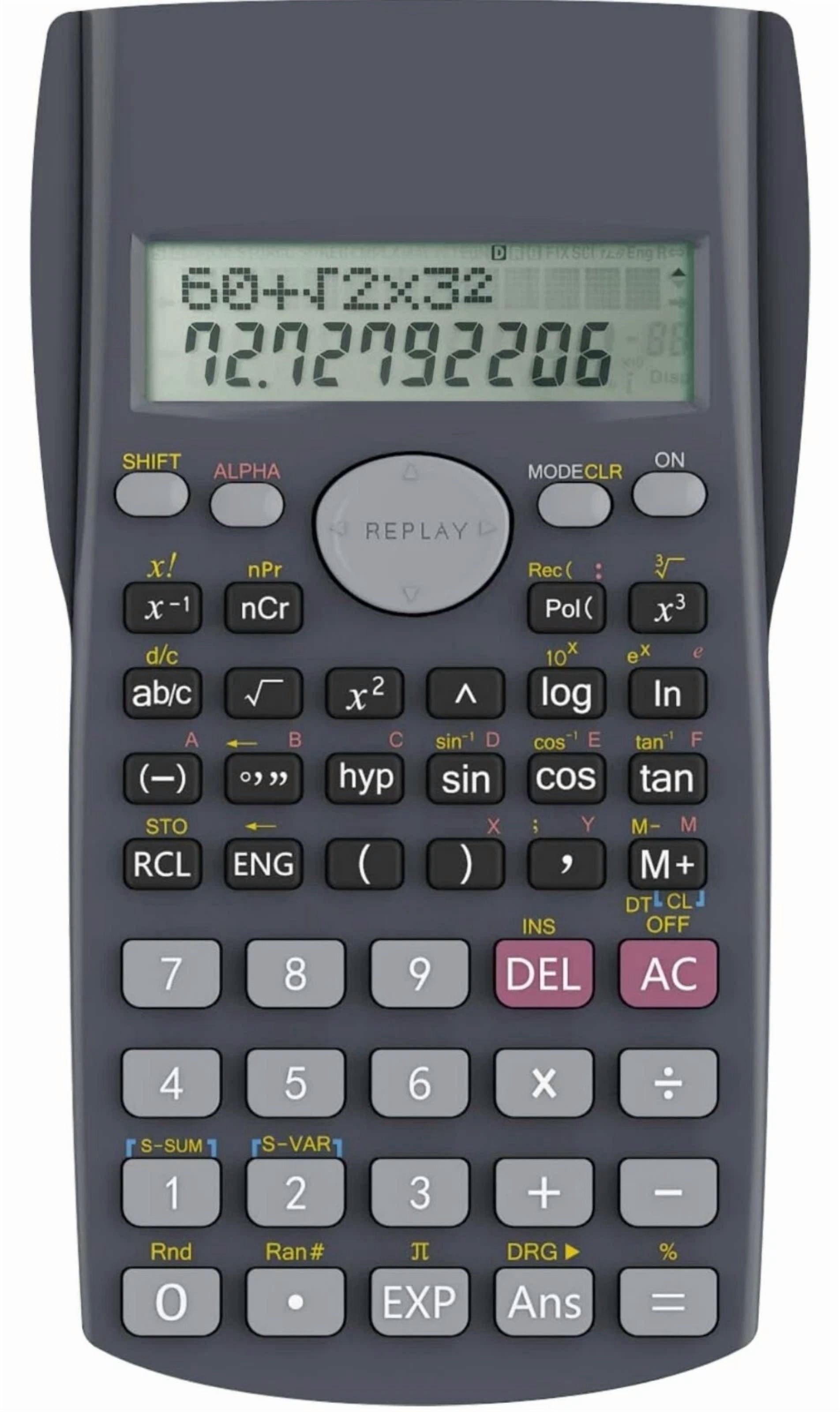 Helect 2-Line Engineering Scientific Calculator, Suitable For School & Business