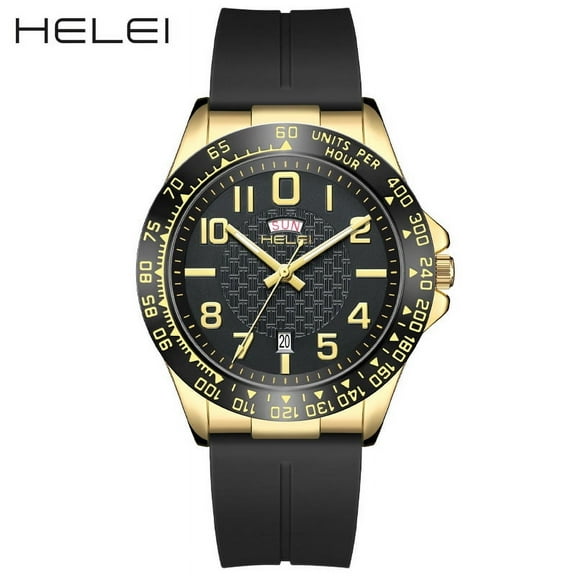 HELEI Men's Quartz Watch Waterproof Wristwatches 803003468605