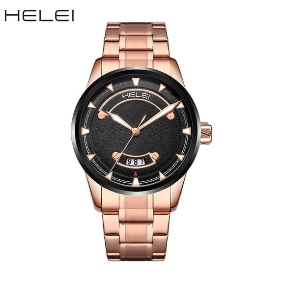 HELEI Men's Quartz Watch Waterproof Wristwatches 798539522601