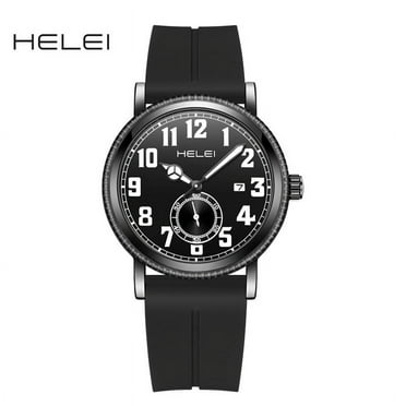 Helei Men's Quartz Watch Magnetic Buckle SilicBand Watrproof Watch Men's Watch Agent
