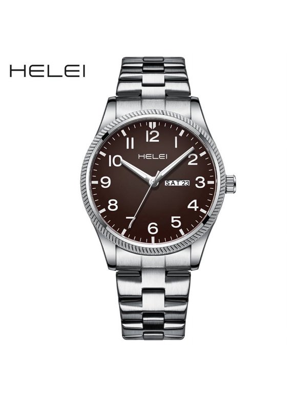 Men's Watch Waterproof Luminous Quartz Watch Fine Steel Belt High-Grade Watch