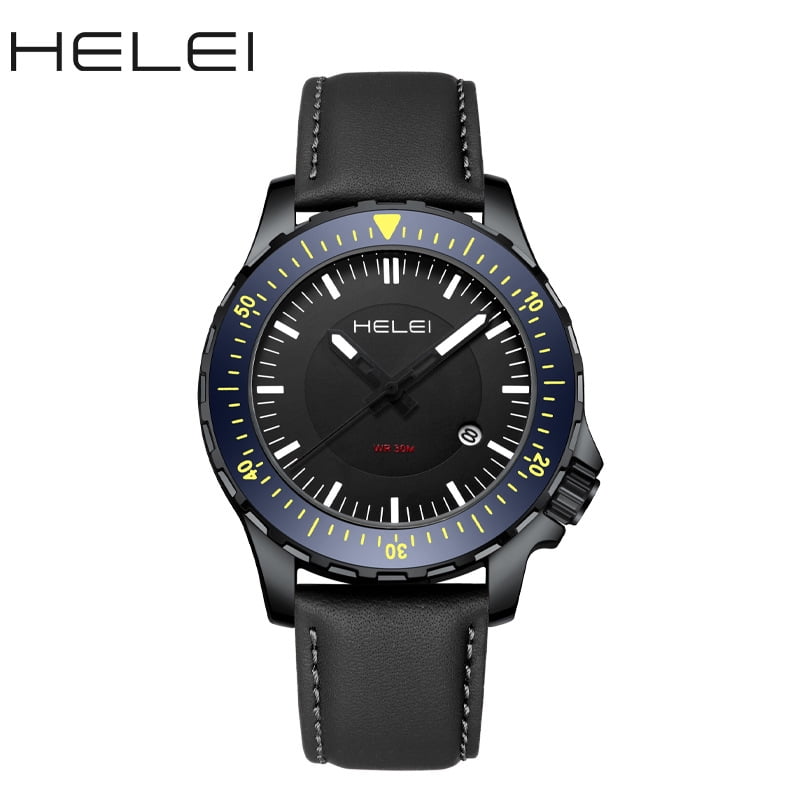 Helei Swiss Automatic Movement Men's Watch Luminous Waterproof High-End Handsome Men's Watch