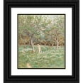 thumbnail image 1 of Helen Allingham 15x17 Black Ornate Wood Framed Double Matted Museum Art Print Titled - Woodland Flowers, 1 of 5
