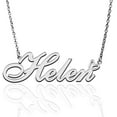 thumbnail image 1 of Helen Custom Name Necklace Customized Personalized Plated Name Necklace for Mother Daughter Friendship Women Valentine's Day Christmas Birthday New Year Silver, 1 of 7