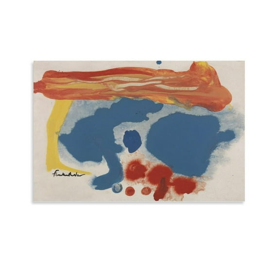 Helen Frankenthaler Summer Scene Provincetown Poster Art Hanging Pictures Posters Wall Art Painting Canvas Gift Living Room Prints Bedroom Decor Poster Artworks