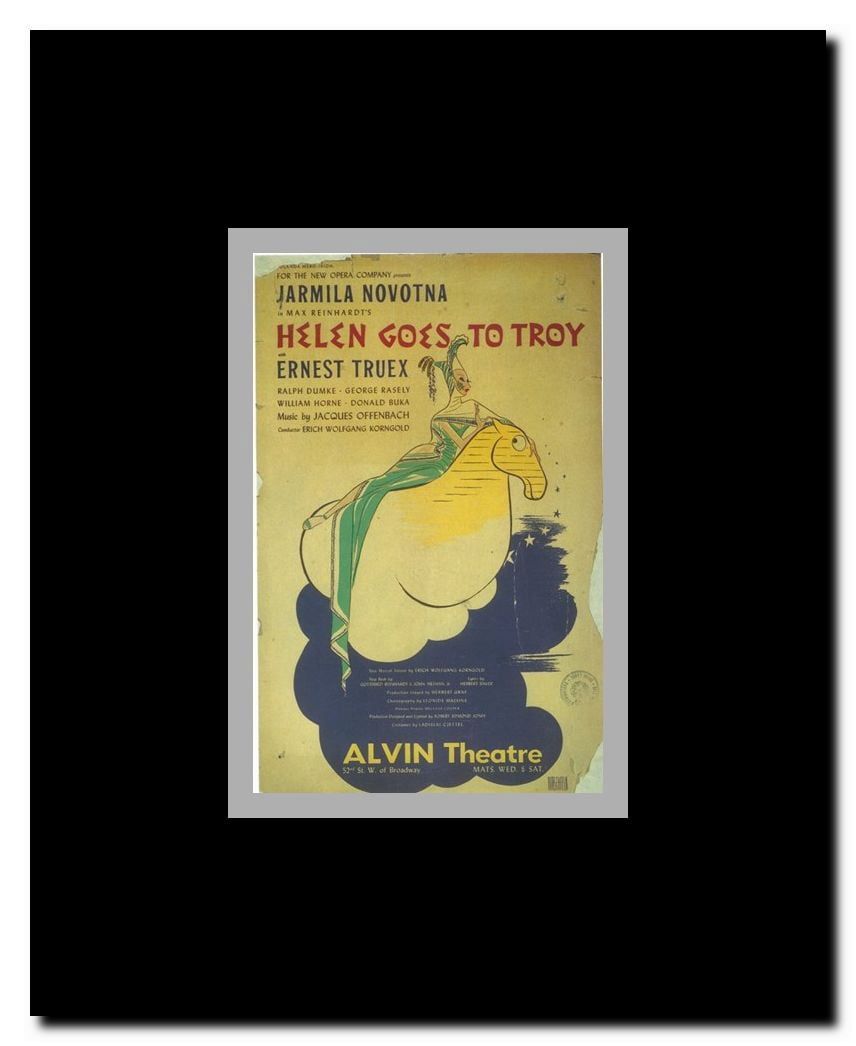 Helen Goes To Troy (Broadway) Framed Movie Poster