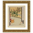 thumbnail image 1 of Helen Hyde 12x14 Gold Ornate Wood Frame and Double Matted Museum Art Print Titled - Interior Decoration (1900), 1 of 4
