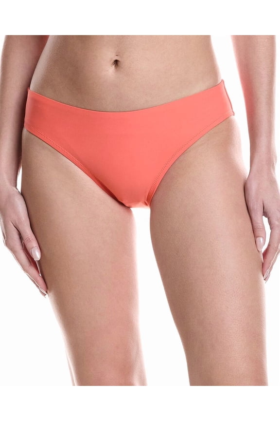womens Classic Hipster Bikini Bottom, l, Orange