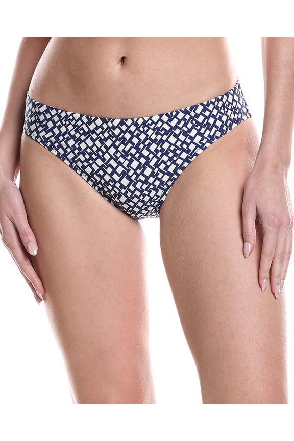 womens Classic Hipster Bikini Bottom, m, Blue