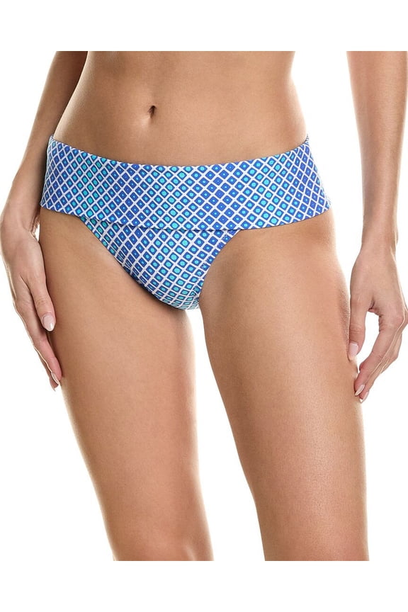womens Convertible Hipster Bikini Bottom, XS, Blue