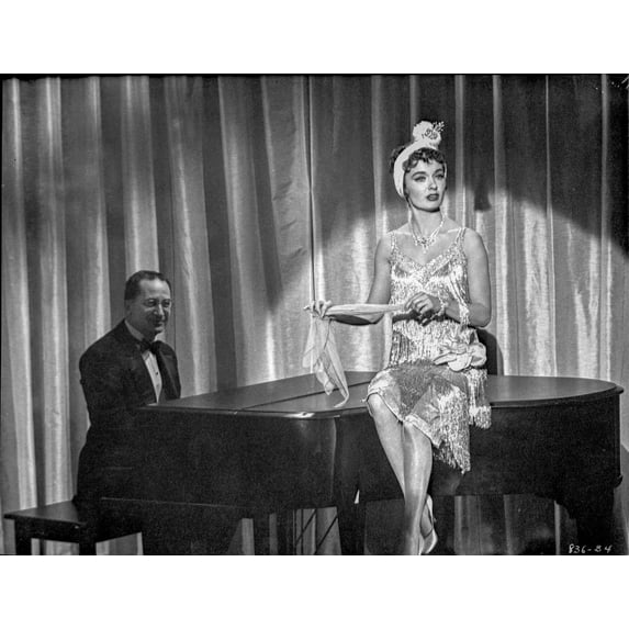 Helen Morgan Story Woman sitting on Piano Photo Print (24 x 30)