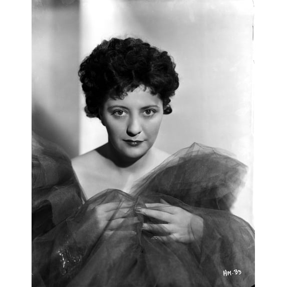 Helen Morgan on a Lace Shawl Portrait Photo Print (24 x 30)
