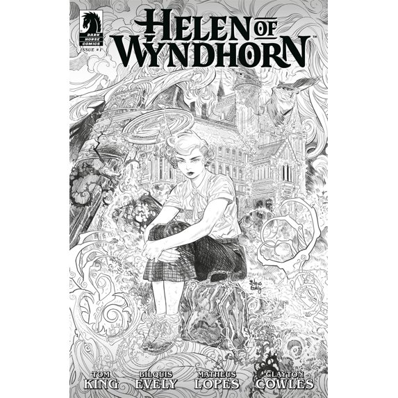 Helen Of Wyndhorn #1 2nd Ptg B&w Cvr A Evely Dark Horse Prh Comic Book