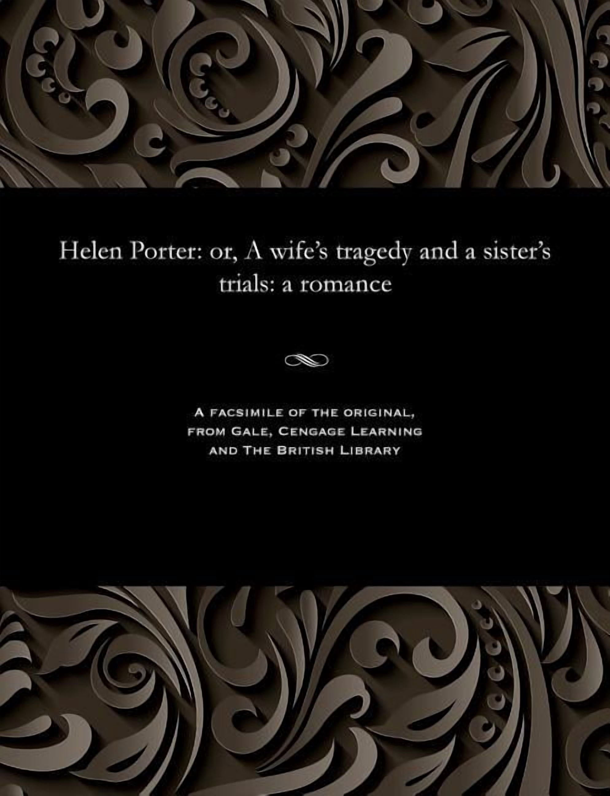 Helen Ruth Porter Helen Porter: Or, a Wife's Tragedy and a Sister's Trials: A Romance ...