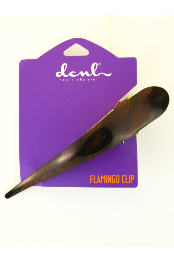 DCNL Tortoise Medium Flamingo Hair Clip - 1 Pc.