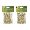 thumbnail image 1 of Helen's Asian Kitchen 4" Knotted Bamboo Appetizer Cocktail Party Picks - 200 Pack, 1 of 4