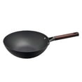 thumbnail image 1 of Helen’s Asian Kitchen Deluxe Pre-Seasoned Wok, Non-Stick Carbon Steel and Wood, 1 of 1