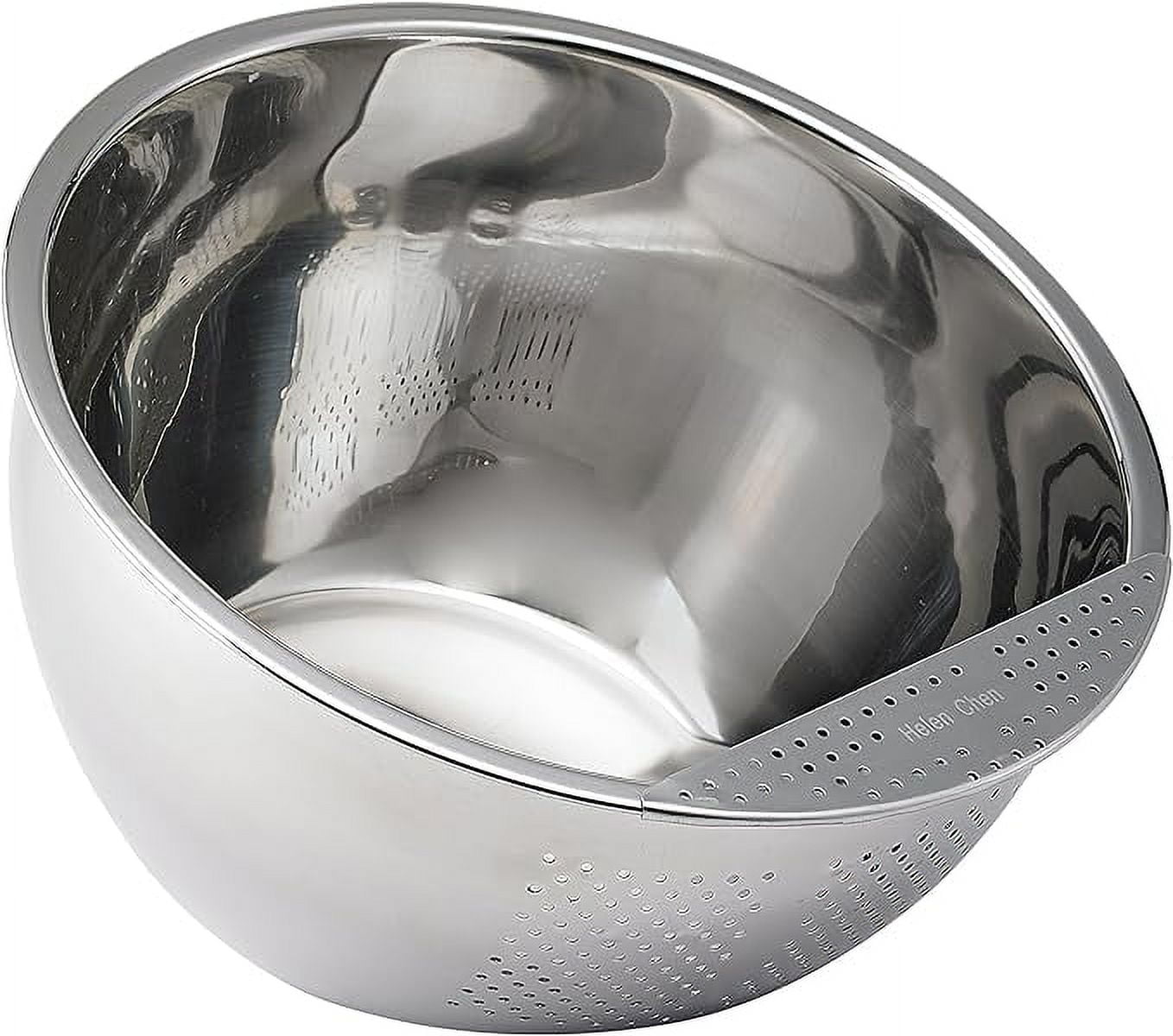 Helen's 3-Quart Stainless Steel Rice Washing Bowl
