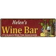 thumbnail image 1 of Helen's Wine Bar Red Gift Home Kitchen Decor 6x18 Sign 206180056020, 1 of 1