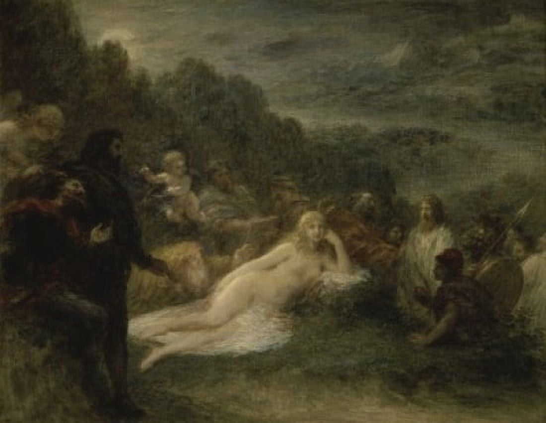 Helene 1892 Henri Fantin-Latour (1836-1904French) Musee du Petit Palais Paris Canvas Art - Henri Fantin-Latour (24 x 36)