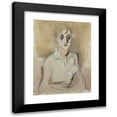 thumbnail image 1 of Helene Schjerfbeck 11x14 Black Modern Framed Museum Art Print Titled - Modern Schoolgirl (1928), 1 of 5