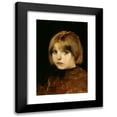 thumbnail image 1 of Helene Schjerfbeck 13x18 Black Modern Framed Museum Art Print Titled - Head of a Girl (1886), 1 of 5