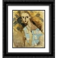 thumbnail image 1 of Helene Schjerfbeck 2x Matted 20x24 Black Ornate Framed Art Print 'Girl from Eydtkuhnen II', 1 of 2