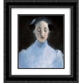 thumbnail image 1 of Helene Schjerfbeck 2x Matted 20x24 Black Ornate Framed Art Print 'Stilhet', 1 of 2