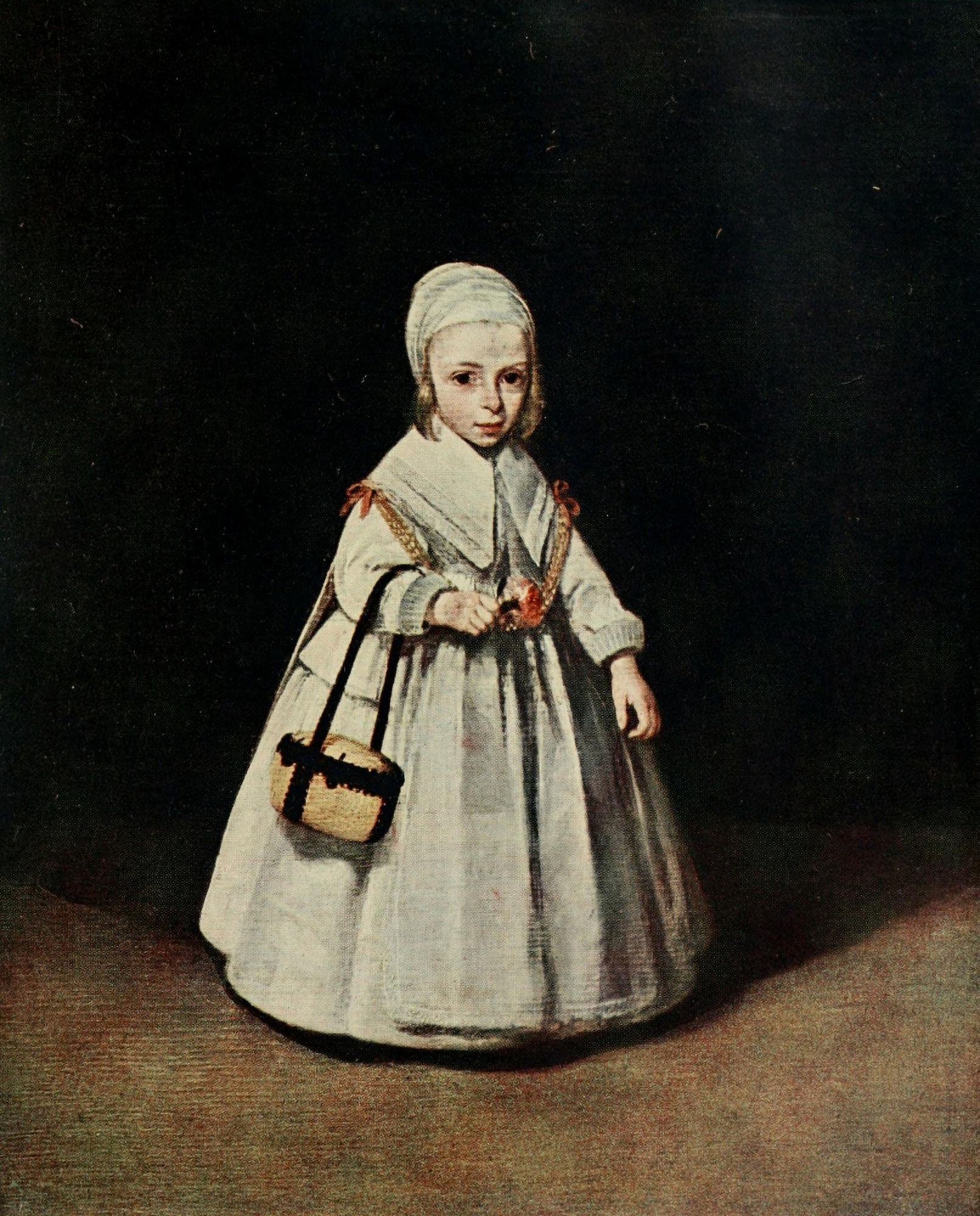 Helene van der Schalke History of Painting 1911 Canvas Art - Gerard ter Borch (24 x 36)